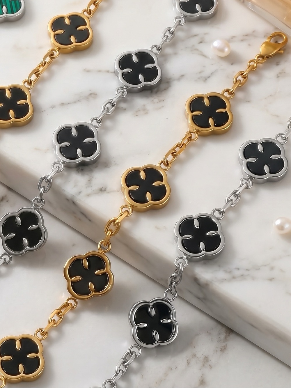 Elegant Clover- Bracelet Stainless Steel